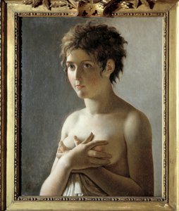 Retrato de una niña en busto
