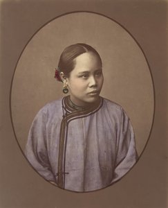 Chica de Shanghái, 1870s de Baron Raimund von Stillfried