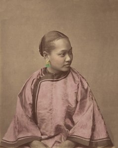 Niña de Shanghái, 1870s de Baron Raimund von Stillfried