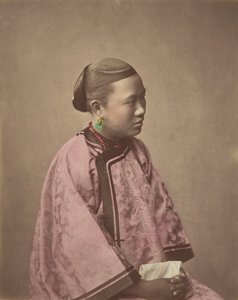 Fille de Shanghai, 1870s de Baron Raimund von Stillfried