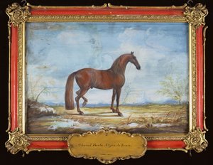 No. 2 Alzan de Túnez, un caballo bárbaro de la Escuela Española de Equitación