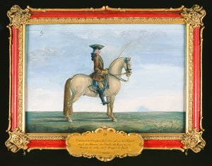 No. 9 Un caballo gris de la Escuela Española de Equitación, del haras del conde de Kaunitz en Bohemia de Baron Reis Eisenberg
