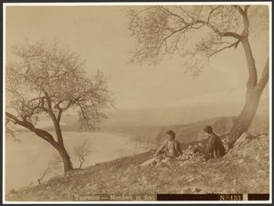 Almendros en flor, Taormina de Baron Wilhelm von Gloeden