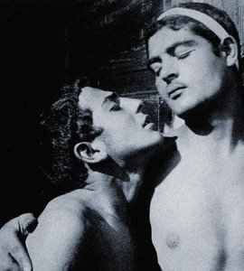 Estudio de dos desnudos masculinos, Sicilia c.1898 de Baron Wilhelm von Gloeden