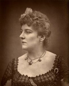 Actriz británica Henrietta Lindley en Jim el falsificador, 1886 de Barraud