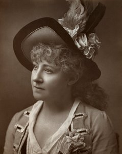 Lydia Thompson, bailarina, actriz y productora teatral británica, 1886 de Barraud