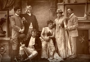 La Compañía de Drury Lane en Una Racha de Suerte, en el Teatro Drury Lane, Londres de Barraud