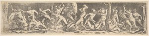Batalla por la bandera copia, principios del siglo XVI de Barthel Beham