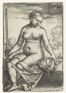 Judith con la cabeza de Holofernes y la espada