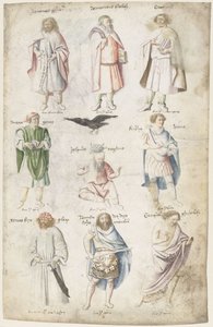 Nueve hombres de la antigüedad de Barthelemy d