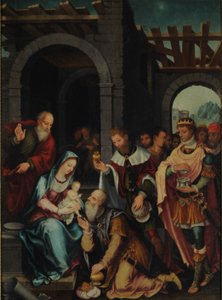 Adoración de los Magos de Bartholomaeus Bruyn the Elder