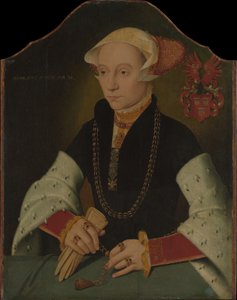 Retrato de una mujer de la familia Slosgin de Colonia, 1557 de Bartholomaeus Bruyn the Younger
