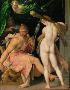 Hércules y Omphale ... de Bartholomaeus Spranger