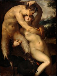 Júpiter y Antíope de Bartholomaeus Spranger