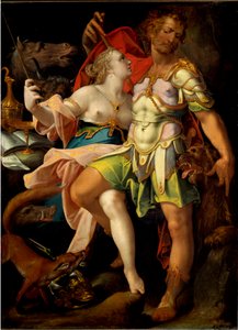 Ulises y Circe la maga de Bartholomaeus Spranger