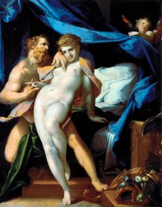Venus y Maia de Bartholomaeus Spranger
