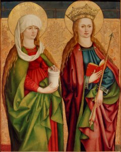 Santa María Magdalena y Santa Úrsula de Bartholomäus Zeitblom