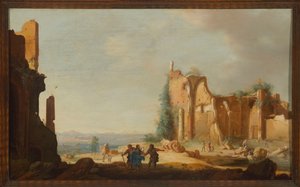 Cristo camino de Emaús de Bartholomeus Breenbergh