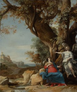 Agar y el ángel de Bartholomeus Breenbergh