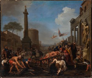 El martirio de san Lorenzo de Bartholomeus Breenbergh