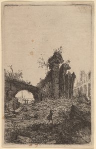 Las ruinas del Coliseo de Bartholomeus Breenbergh