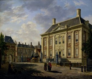 La Mauritshuis en La Haya de Bartholomeus Johannes van Hove