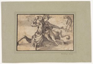 Hércules, Deianira y el centauro Neso de Bartholomeus Spranger