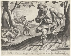 Parábola de la cizaña entre el trigo de Bartholomeus Willemsz. Dolendo (attributed to)