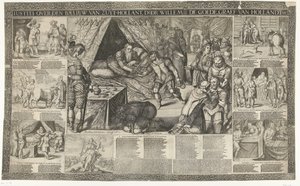 Sentencia del conde Willem III sobre el alguacil de Holanda Meridional, 1336 Iustiti over den baeliuw van Zuyt-Hollant, de Willem de Goede, count van Hollandt, etc. (título sobre el objeto) de Bartholomeus Willemsz. Dolendo (signed by artist)