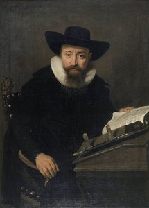 Retrato de un hombre desconocido, probablemente un ministro protestante de Bartholomeus van der Helst