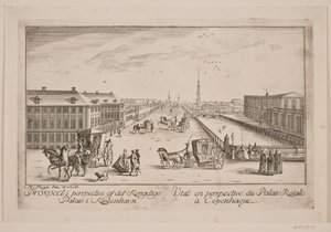 Canal de Frederiksholm, a la izquierda el Palacio del Príncipe