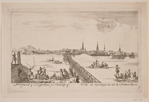 Vista de Copenhague desde Christianshavn de Bartholomæus Roque