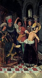 La Flagelación de Santa Engracia, ca 1475 de Bartolomé Bermejo
