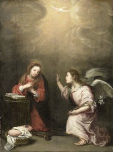 La Anunciación de Bartolomé Esteban Murillo (follower of)
