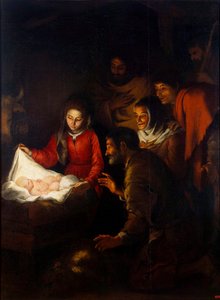 La adoración de los pastores, c. 1650 de Bartolomé Esteban Murillo
