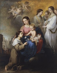 La Virgen y el Niño con Santa Rosa de Viterbo
