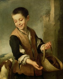 Niño con un perro, c.1650 de Bartolomé Esteban Murillo