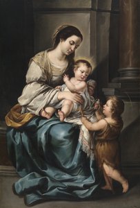 La Serrana o, Virgen con el Niño y San Juan niño (óleo sobre lienzo) de Bartolomé Esteban Murillo