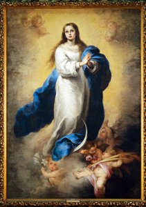 La Inmaculada Concepción de El Escurial (pintura sobre lienzo) de Bartolome Esteban Murillo