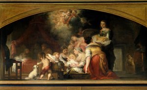 El nacimiento de la Virgen María de Bartolomé Esteban Murillo