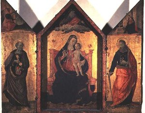 Madonna y el Niño con San Juan Bautista y el Apóstol Pedro