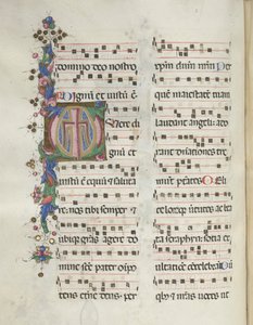 Misal: Fol. 184v: Cruz, Follaje, 1469 de Bartolomeo Caporali