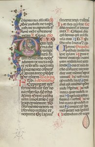 Misal: Fol. 192v: Resurrección de Cristo, 1469 de Bartolomeo Caporali