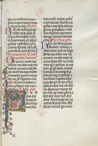 Misal: Fol. 287: San Juan Bautista, 1469 de Bartolomeo Caporali