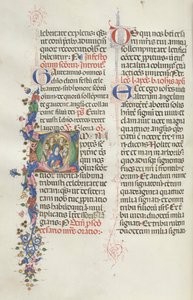Misal: Fol. 322v: La Virgen entre los Apóstoles y Santos, 1469 de Bartolomeo Caporali