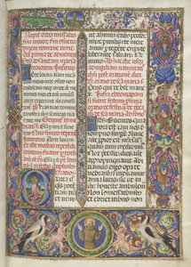 Misal: Fol. 9: Ordo Missalis con bordes completos, 1469 de Bartolomeo Caporali