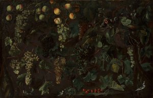 Vides y Frutas, con Tres Lavanderas, ca. 1615-18 de Bartolomeo Cavarozzi