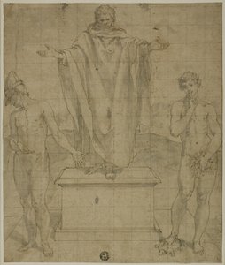 Estudio para Alegoría de la Fe y el Silencio de Bartolomeo Cesi