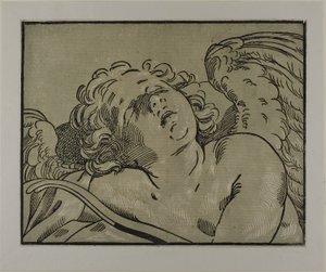 Busto de Cupido dormido de Bartolomeo Coriolano