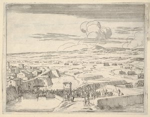 Después de unos días de asedio con el ejército francés, Francesco I d